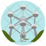atomium brussels icon png