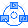 file-sharing logo