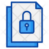 secure documents icon download