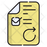 icon for return form