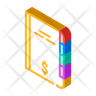 icon for finance book