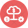 cloud finance icon