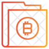 cryptocurrency folder icon svg