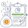 financial commitment icon svg