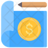 financial blueprint icons