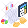 financial data icon png