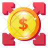 financial expansion symbol