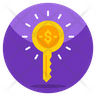 icon financial key