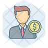 man with money icon svg