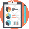 financial report icon download