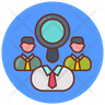 icons of find right candidate