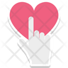 heart touching logo