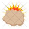 fire explosion icon