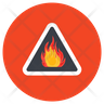 icons for fire hazard
