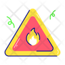 fire hazard icon