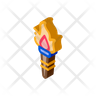 greek fire torch icon png