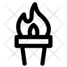 fire torch icons