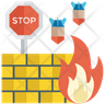 holding fire icon
