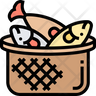 fish basket icon