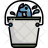 icons of fish bucket