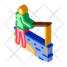 icon for fisherwoman