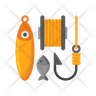 icons for fishing gear