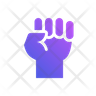 closed fist icon png