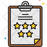 five star rating icon svg