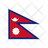 flag of nepal logo