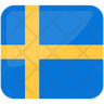 icons of national flag of sweden