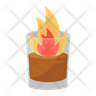flaming drink icons free