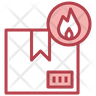 flammable package icon png