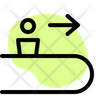 icon for flat escalator