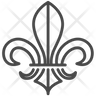 icon for fleur de lis emblem