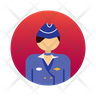 flight attendant icon download