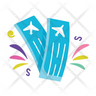 boarding pass icon svg