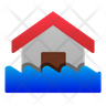 home flood disaster icon png