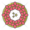 floral tribute icon png