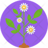 purple flower icon png