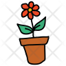 icons of flower pots