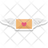 icon for flying letter