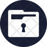 password protect folder symbol