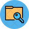 folder permission symbol