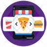 icons of pizza app