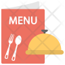free food menu icons