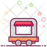 free food trailer icons