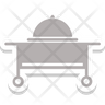 service trolley icon svg