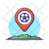 icons of soccer match location