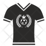 icons for football t shirt