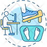 icon for footrest